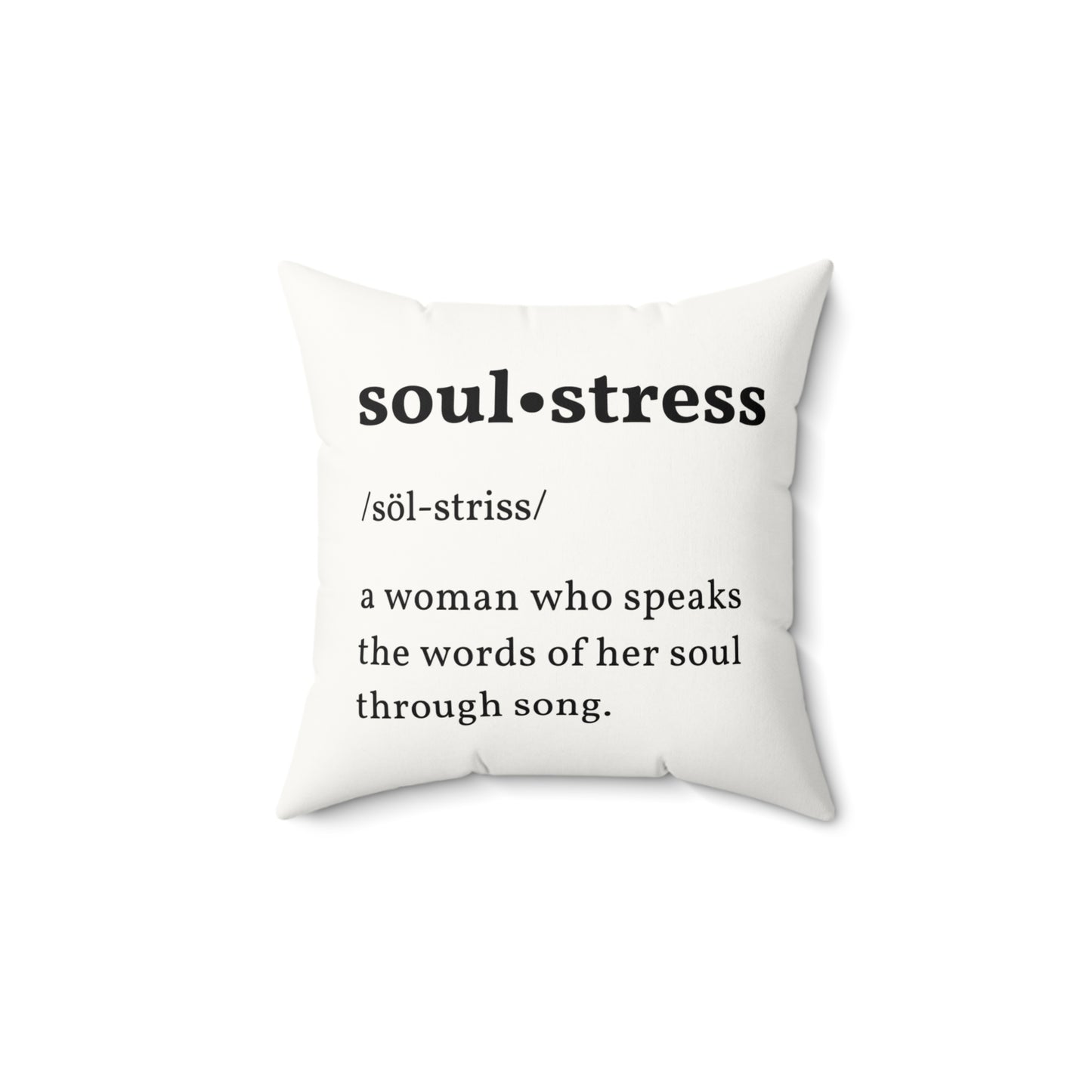 Soulstress Definition Throw Pillow