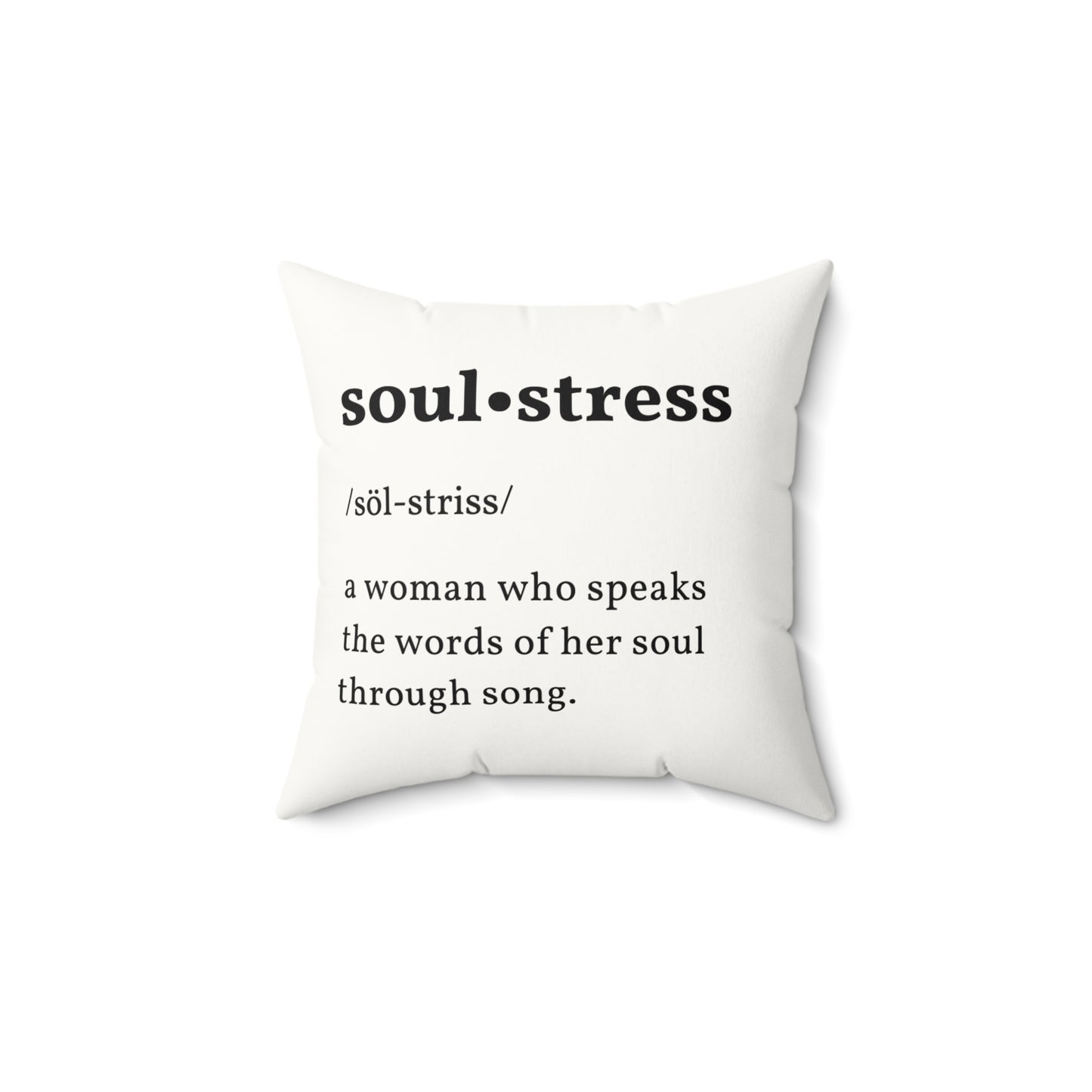 Soulstress Definition Throw Pillow